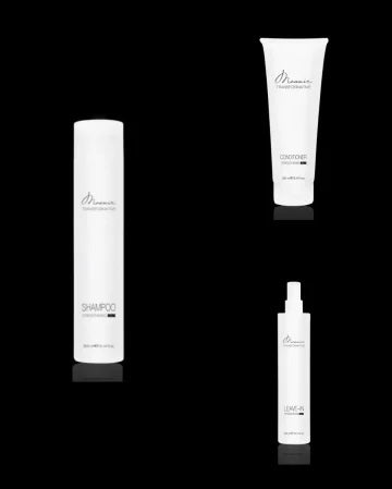 Pachet Mounir Transformative - Sampon 300 ml - Conditioner 300 ml - Leave-in 300 ml - Mounir - MarySalon