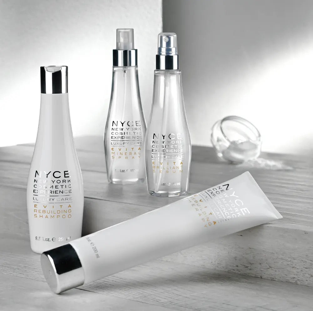 Pachet pentru reconstuctia firului de par - Evita Rebuilding Essentials - Sampon 250 ml - spray  150 ml - tratament 200 ml - ser 150 ml - MarySalon