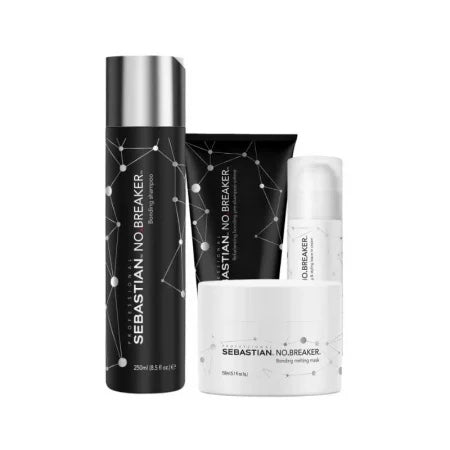 Pachet Sebastian No.Breaker - Sampon 250 ml - Tratament Pre-sampon 200ml - Masca 150 ml - Leave-in 145 ml - Sebastian Professional - MarySalon