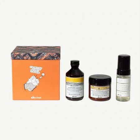 Pachet pentru parul deteriorat - Nourishing Davines - the stranger set - sampon 250ml - balsam 250ml - tratament 125 ml - Davines - MarySalon