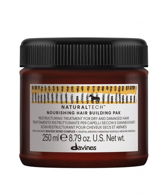 Tratament restructurant pentru parul uscat si deteriorat - nourishing hair building pak - Davines - MarySalon