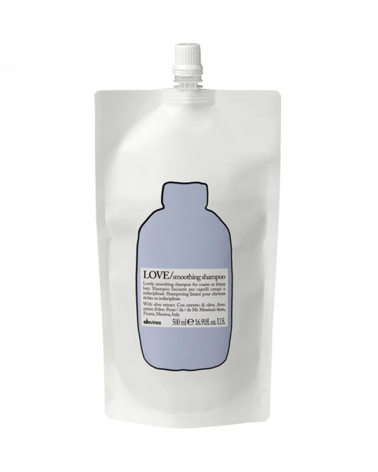 Sampon pentru netezirea parului aspru sau rebel - Love Smoothing Shampoo - 500 ml - Davines - MarySalon